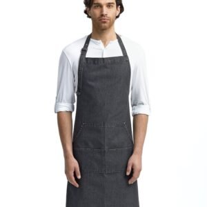 Artisan Collection by Reprime Jeans Stitch Denim Bib Apron - RP126