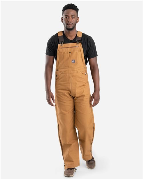 Berne Apparel Men's Slab Unlined Duck Bib Overall - B1067 - Image 3