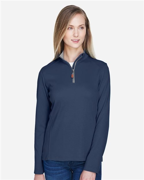 Devon & Jones Women's DRYTEC20™ Performance Quarter-Zip Pullover - DG479W - Image 3