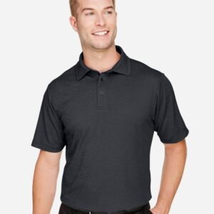 Devon & Jones Men's CrownLux Performance® Address Mélange Polo - DG22