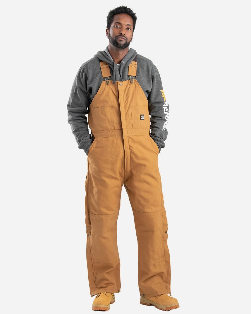 Berne Apparel Men's Tall Heritage Insulated Bib Overall - B415T