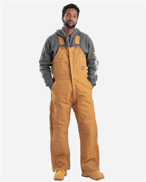 Berne Apparel Men's Tall Heritage Insulated Bib Overall - B415T - Image 3
