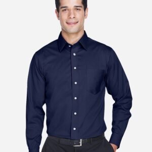 Devon & Jones Men's Crown Collection® Solid Stretch Twill Woven Dress Shirt - DG530