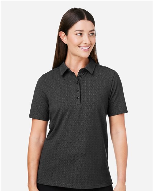 Devon & Jones - Women's Crownlux Performance® Geo Polo - DG101W - Image 3