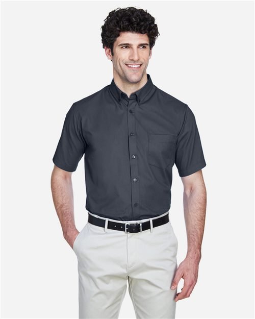 CORE365 Men's Optimum Short Sleeve Twill Dress Shirt - 88194 - Image 3