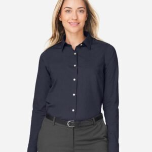Devon & Jones Women's CrownLux Performance® Spencer Poplin Dress Shirt - DG505W