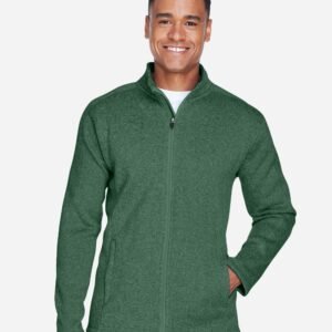Devon & Jones - Men's Bristol Full-Zip Sweater Fleece Jacket - DG793