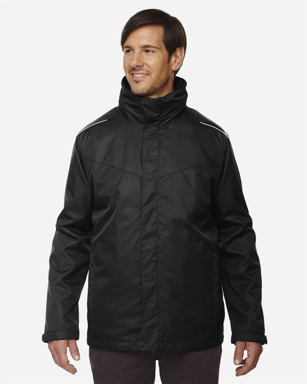 CORE365 - Men's Tall Region 3-in-1 Jacket with Fleece Liner - 88205T