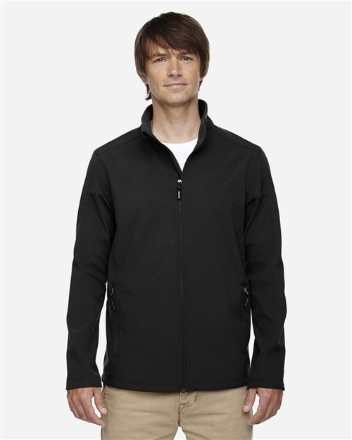 CORE365 - Men's Tall Cruise Two-Layer Fleece Bonded Soft Shell Jacket - 88184T - Image 3