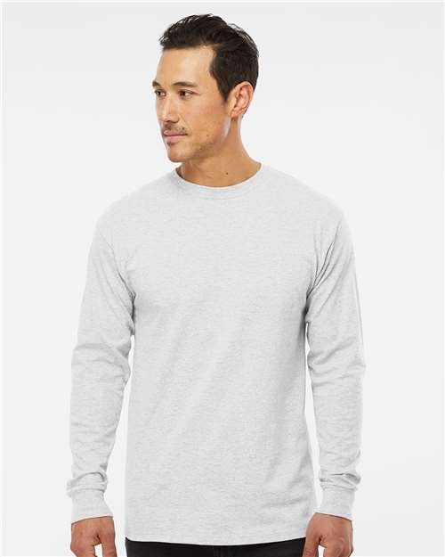M&O Unisex Gold Soft Touch Long Sleeve T-Shirt - 4820 - Image 6