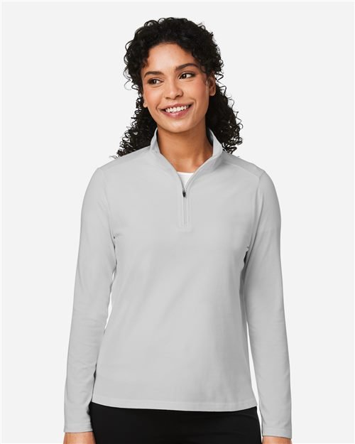 Devon & Jones Women's Raleigh Stretch Quarter-Zip Pullover - DG425W - Image 3