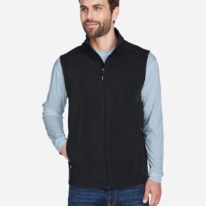 CORE365 Men's Cruise Two-Layer Fleece Bonded Soft Shell Vest - CE701