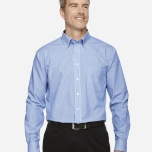 Devon & Jones Men's Crown Collection® Banker Stripe Woven Dress Shirt - D645