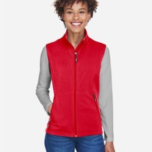 CORE365 - Women's Cruise Two-Layer Fleece Bonded Soft Shell Vest - CE701W