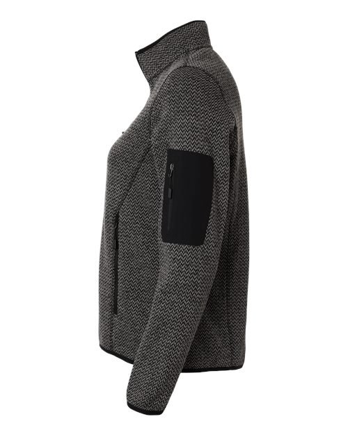 North End - Women's Jasper Full-Zip Fleece Jacket - NE730W - Image 5