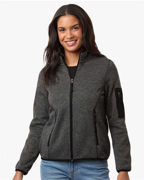 North End - Women's Jasper Full-Zip Fleece Jacket - NE730W - Image 6