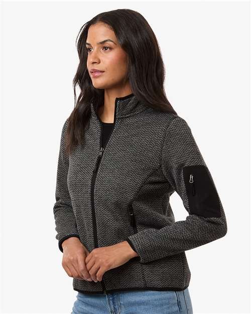 North End - Women's Jasper Full-Zip Fleece Jacket - NE730W - Image 8