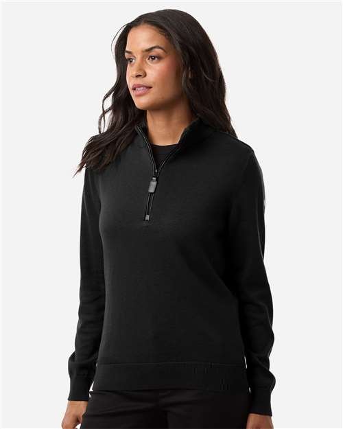 Devon & Jones - Women's New Classics Quarter-Zip Sweater - DG446W - Image 8