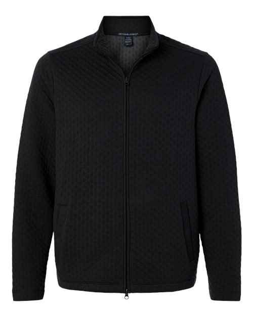 Devon & Jones Men's Berkeley Textured Full-Zip Jacket - DG740 - Image 2