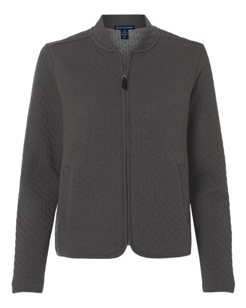 Devon & Jones - Women's Berkeley Textured Full-Zip Jacket - DG740W - Image 9