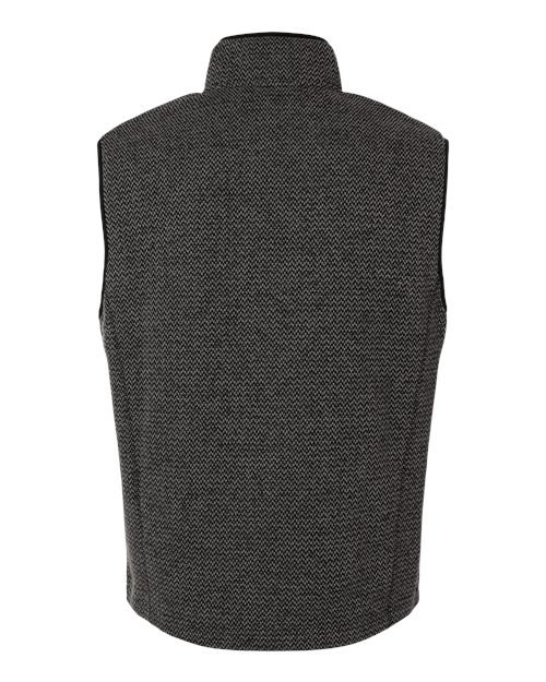 North End - Men's Jasper Jacquard Fleece Vest - NE731 - Image 4