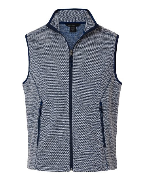 North End - Men's Jasper Jacquard Fleece Vest - NE731 - Image 9