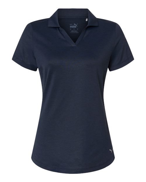 Puma Golf - Womens Icon Heather Polo - 631051 - Image 2