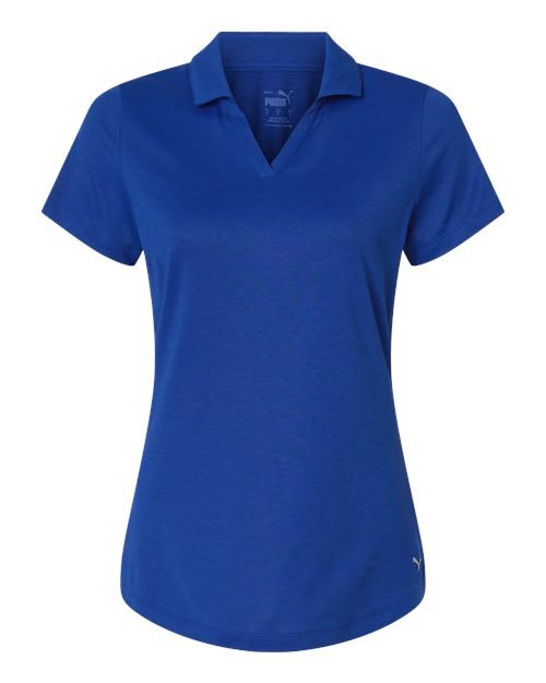 Puma Golf - Womens Icon Heather Polo - 631051 - Image 9