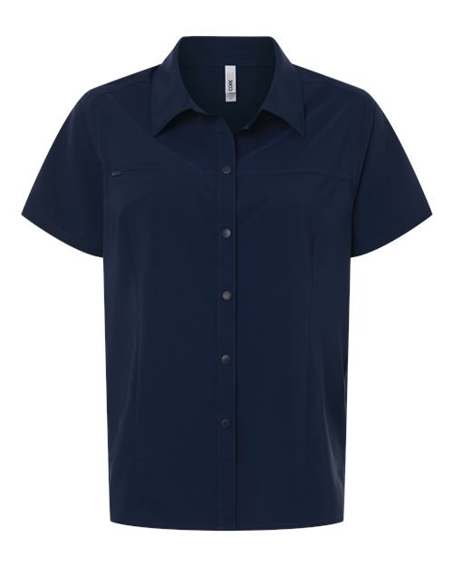CORE365 Women's UltraUVP Shoreline Short Sleeve Staff Shirt - CE520W - Image 9