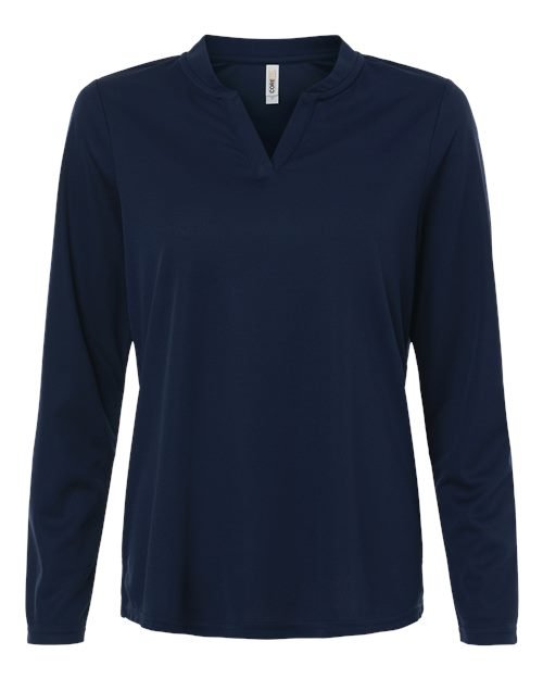 CORE365 - Women's Nova Performance Long Sleeve Pique Polo - CE108LW - Image 9