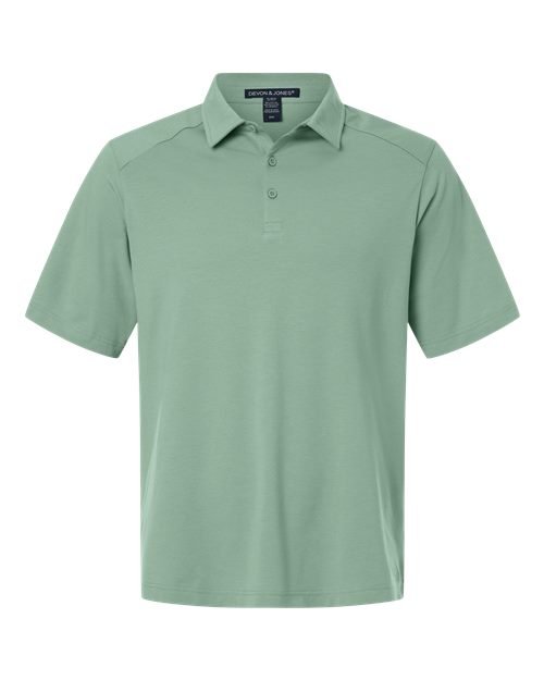 Devon & Jones - Men's Seaton Pebble Textured Polo - DG102 - Image 2