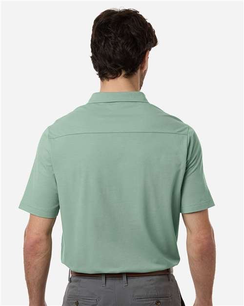Devon & Jones - Men's Seaton Pebble Textured Polo - DG102 - Image 7