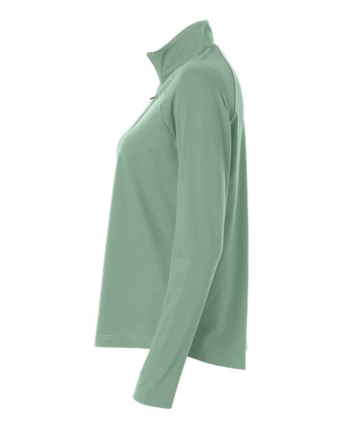 Devon & Jones - Women's Seaton Pebble Textured Quarter-Zip Pullover - DG402W - Image 5