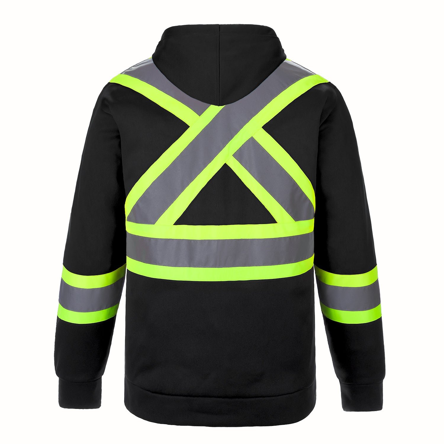 L01375 - Long Haul - Adult Hi-Vis Pullover Hooded Sweatshirt - Image 3
