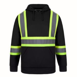 L01375 - Long Haul - Adult Hi-Vis Pullover Hooded Sweatshirt
