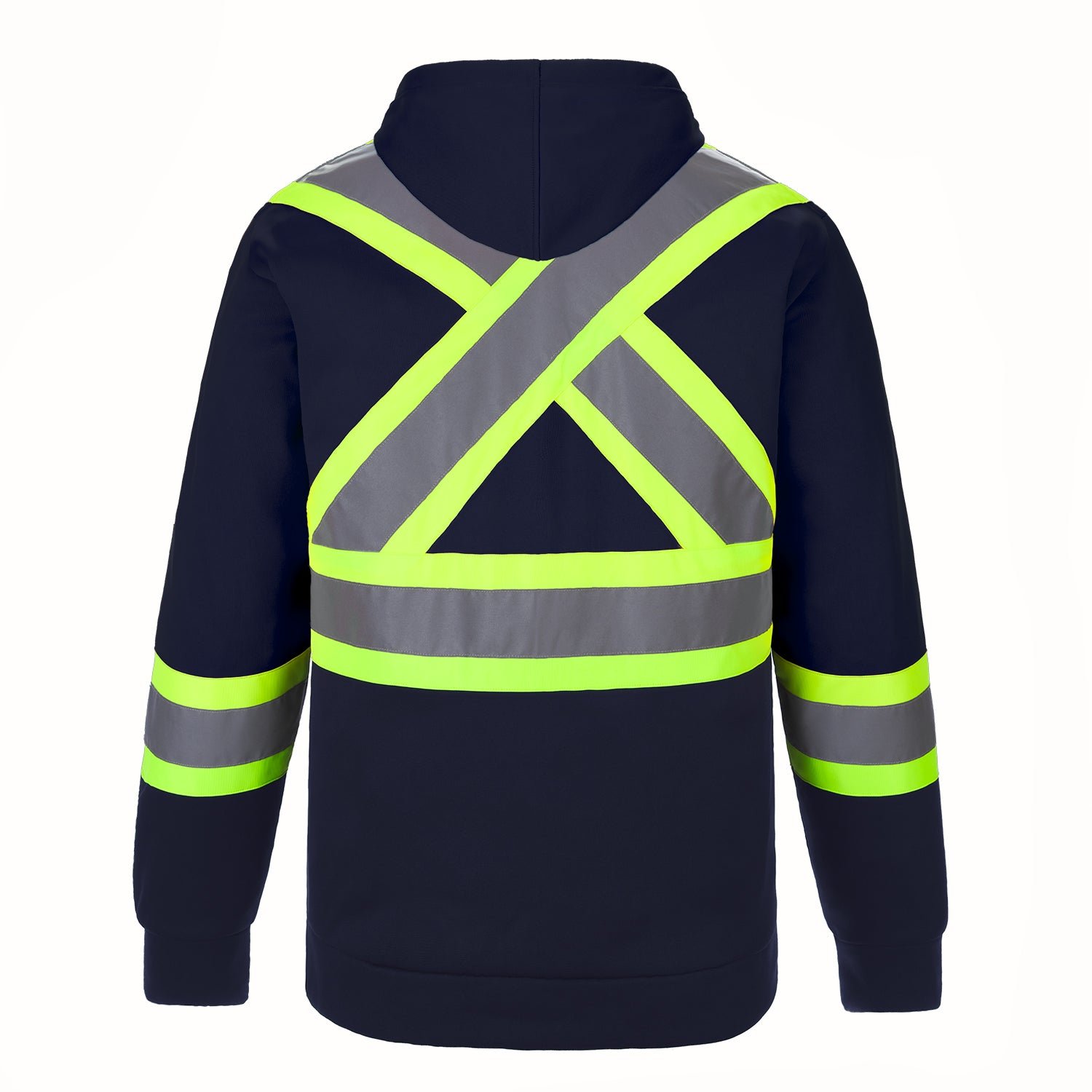 L01375 - Long Haul - Adult Hi-Vis Pullover Hooded Sweatshirt - Image 4