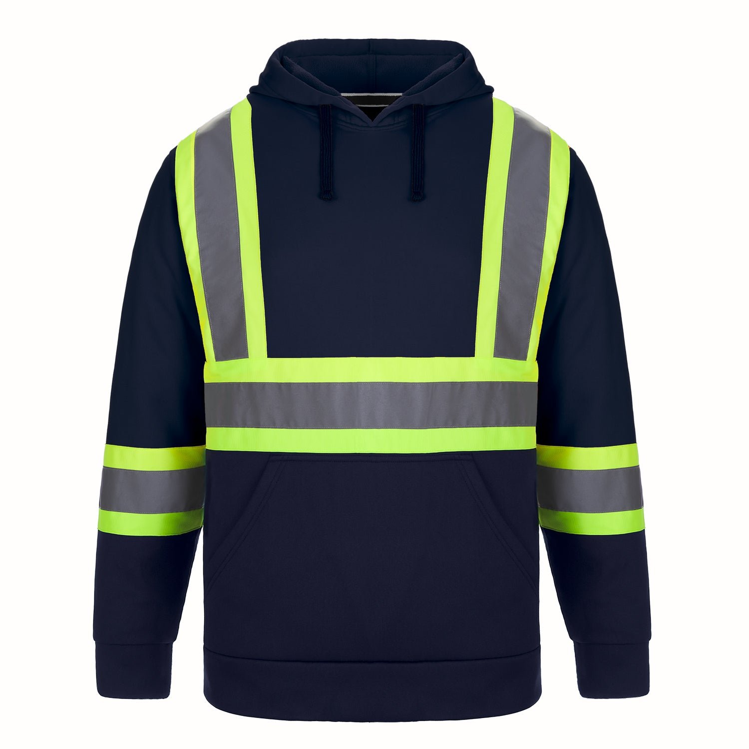 L01375 - Long Haul - Adult Hi-Vis Pullover Hooded Sweatshirt - Image 5