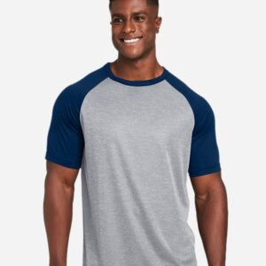 Team 365 Unisex Zone Colorblock Raglan T-Shirt - TT62