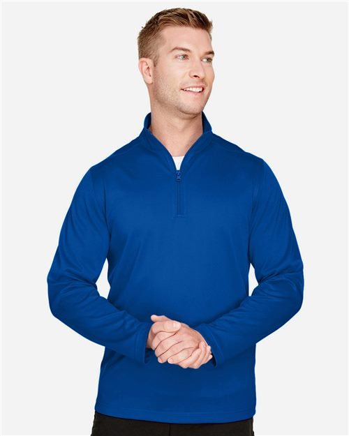 Harriton Men's Advantage Snag Protection Plus Quarter-Zip Pullover - M748 - Image 3