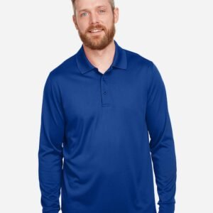 Harriton - Men's Advantage Snag Protection Plus IL Long Sleeve Polo - M348L