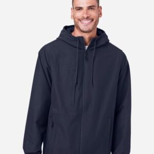 Harriton - Unisex Flex Twill Hooded Jacket - M73