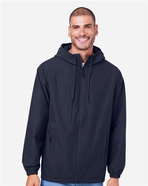 Harriton - Unisex Flex Twill Hooded Jacket - M73 - Image 3