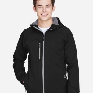 North End - Men's Prospect Two-Layer Fleece Bonded Soft Shell Hooded Jacket - 88166