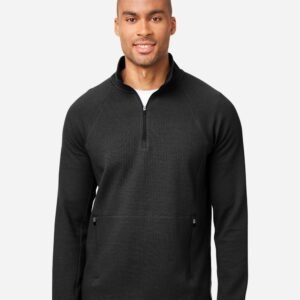 North End - Men's Rhythm Waffle Quarter-Zip Pullover - NE200