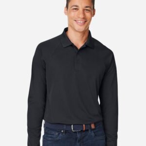 Harriton - Men's Charge Snag and Soil Protect Long Sleeve Polo - M208L