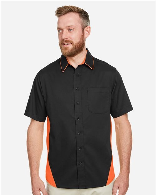 Harriton - Men's Tall Flash IL Colorblock Shirt - M586T - Image 3