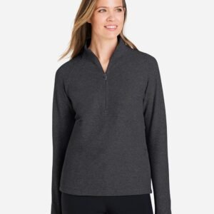 North End Women's Spirit Textured Quarter-Zip Pullover - NE725W