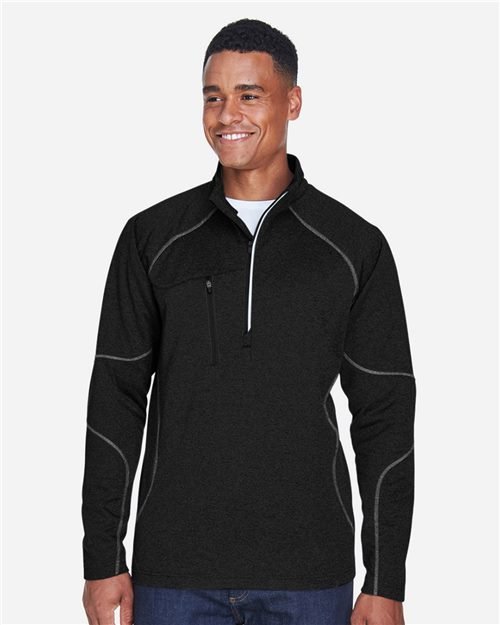 North End - Men's Catalyst Performance Fleece Quarter-Zip Pullover - 88175 - Image 3