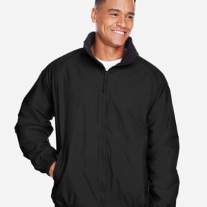 Harriton - Unisex Fleece Lined Nylon Jacket - M740