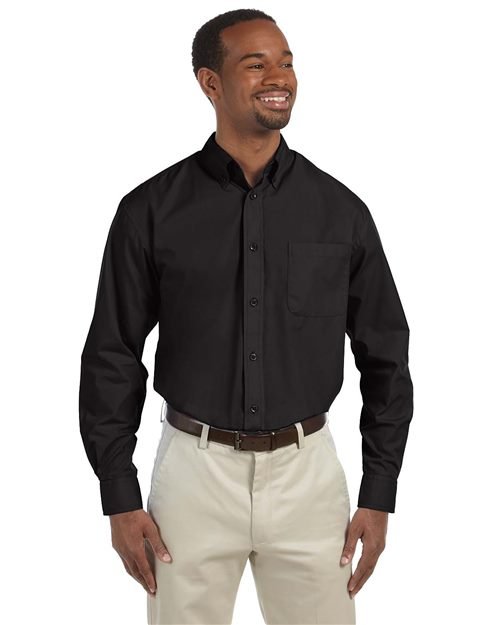Harriton - Men's Essential Poplin - M510 - Image 2
